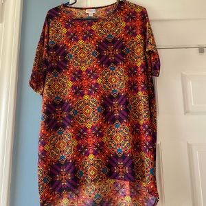 LuLaRoe Irma Tunic Shirt - Multi-color